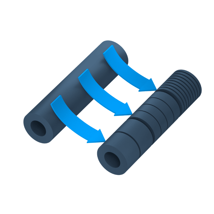 Roll form cutting